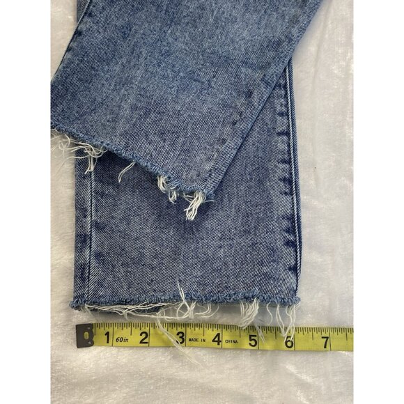 Gap Women's Girlfriend Mid Rise Skinny Jeans Size 27 4R Medium Wash Distressed - Picture 5 of 10